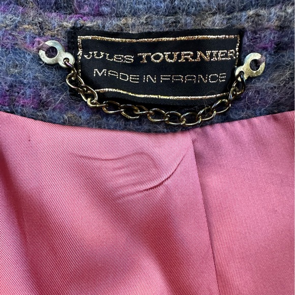 Vintage Lavender French Designer Coat - Picture 7 of 16